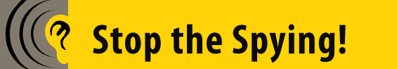 Stop the Spying logo